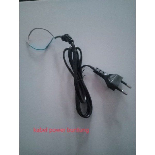 Kabel Power - Kabel AC - Kabel Power Komputer Buntung 120cm isi 2 Serabut
