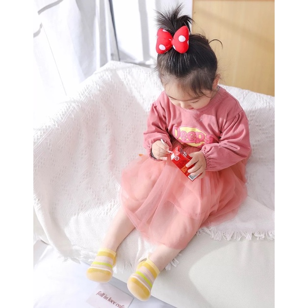 Sepatu Anak Bayi Baby Prewalker Shoes Socks Anti Slip Kaos Kaki Anak Bayi Perempuan Belajar Berjalan