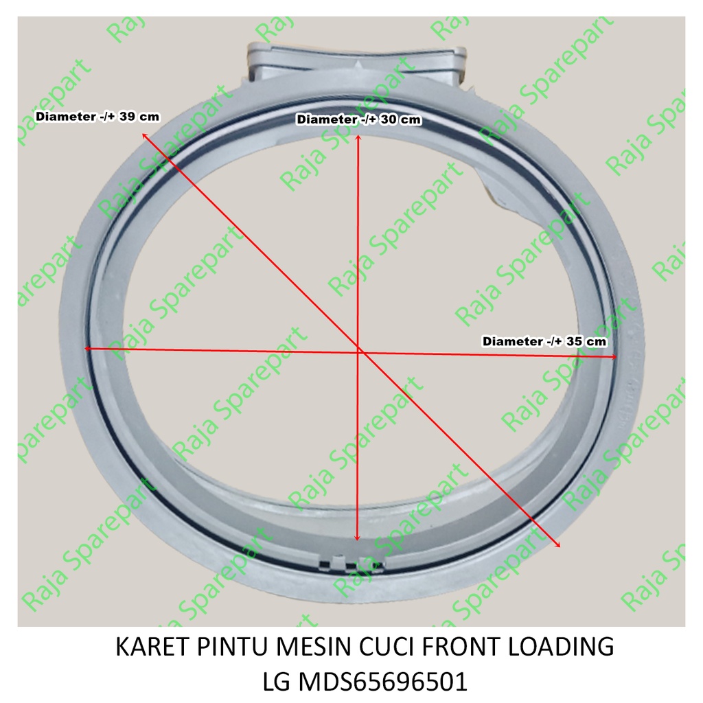 KARET PINTU MESIN CUCI FRONT LOADING LG MDS65696501