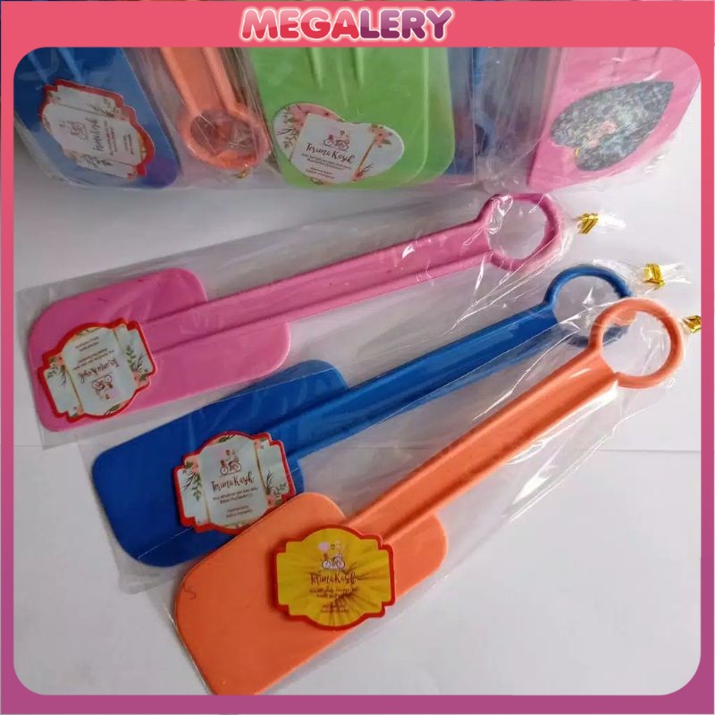 Souvenir Spatula kemas plastik/ Silpat Plastik Penggoles Serba Guna Bumbu