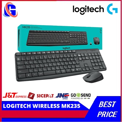 LOGITECH WIRELESS COMBO KEYBOAD + MOUSE MK235 / MK 235 NEW