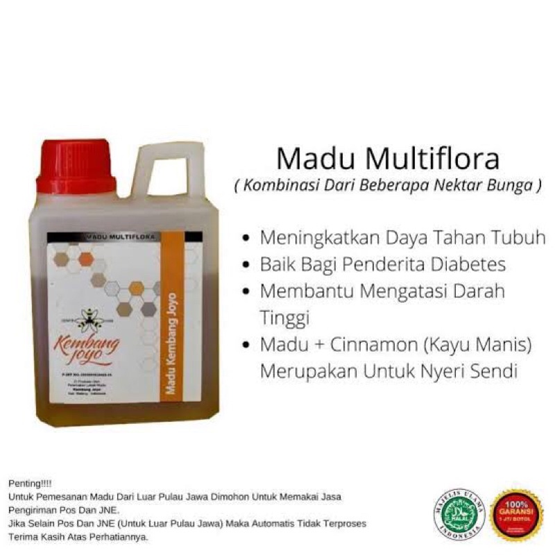 

Madu multiflora 500gram