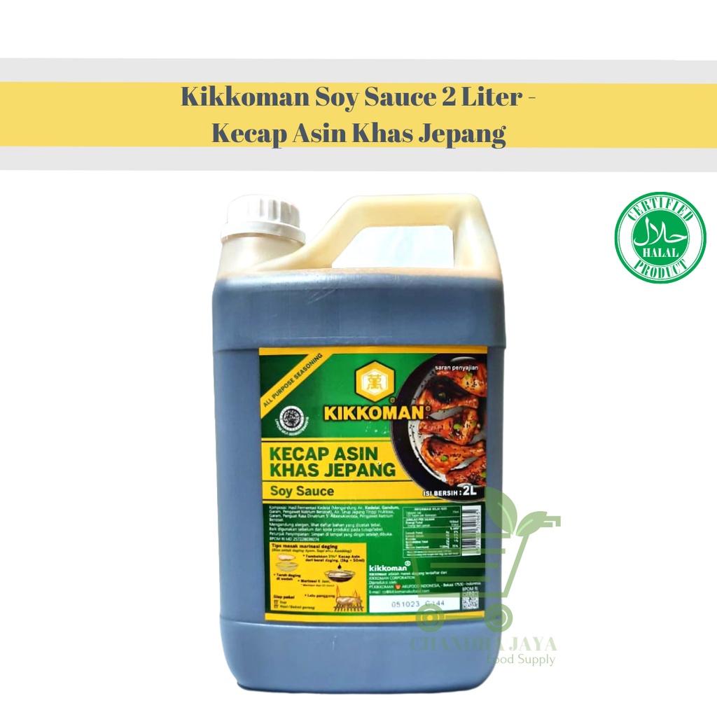 

Kikkoman All Purpose Soy Sauce 2 Liter - Kecap Asin Khas Jepang