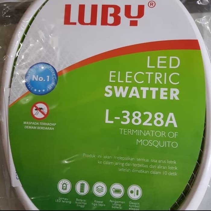 Raket Nyamuk Luby L- 3828 A rechargeable