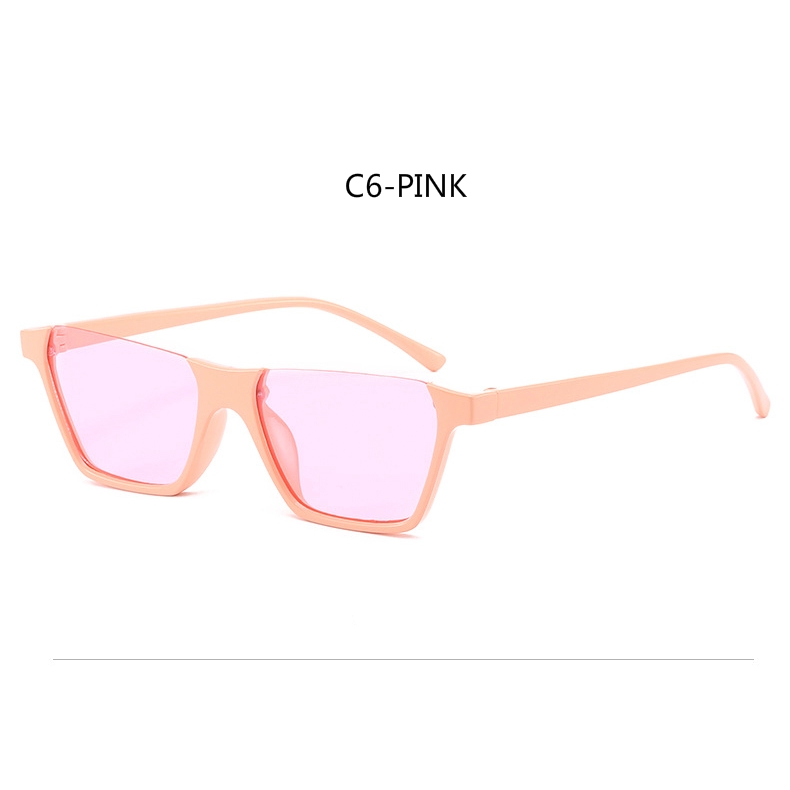 Fashion Half Frame Square Korean Retro Men's and Women's Sunglasses