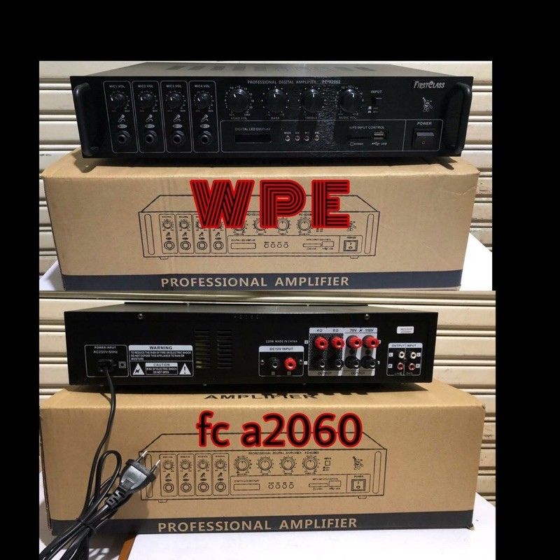 Amplifier TOA MASJID /Ampli Masjid firstclass FC A2060 120Watt GARANSI RESMI