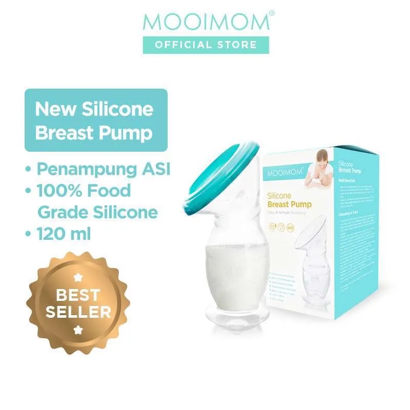 Mooimom New Silicone Breast Pump Pompa ASI