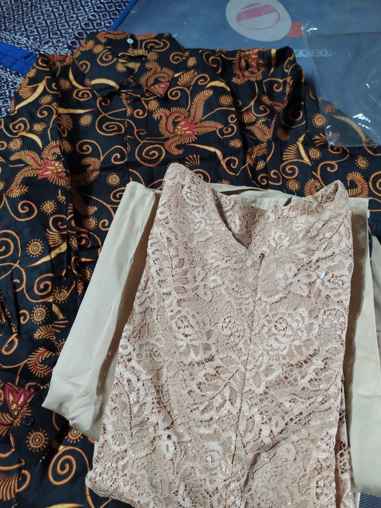 (ori & 8 Varian Warna) Batik Couple Princes Hayunda Sarwendah Anami Kebaya Modernunni