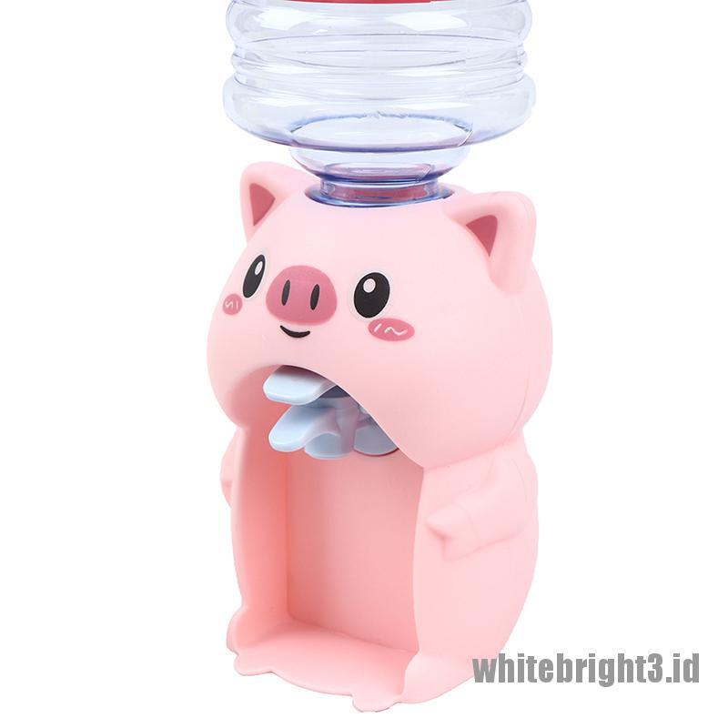 (white3) 1pc Mainan Dispenser Air Minum Mini Ukuran 8x23cm Untuk Anak Bermain Peran