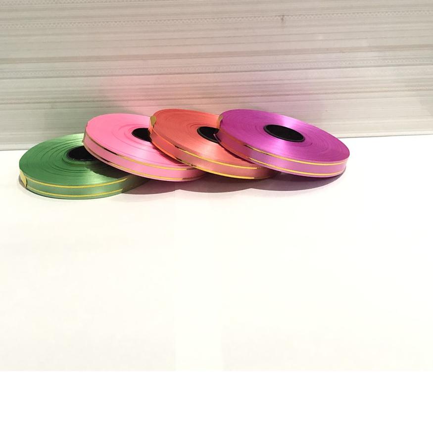 

✺ Pita kado lis emas 1/2” inch isi 5 roll / pita jepang lis emas 1,2 cm / 45 meter ✸