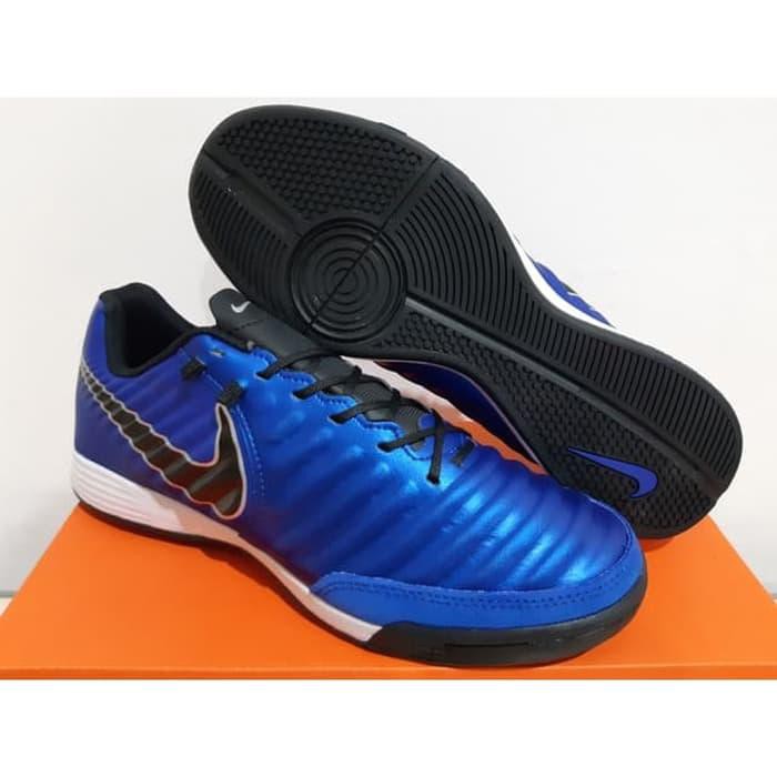 Sepatu Futsal Nike Tiempo LegendX 7 Academy Genio Racer Blue