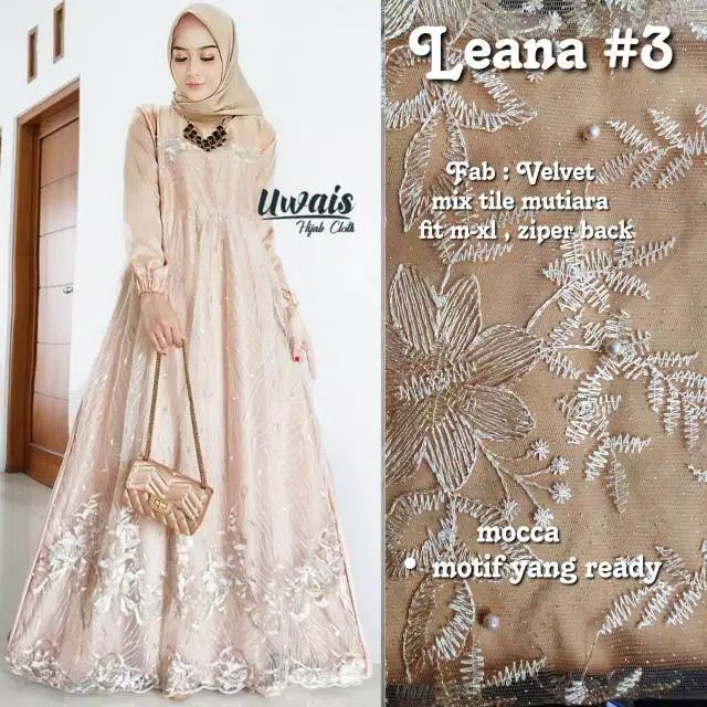Baju Muslim Lebaran / Gamis Wanita/ Gamis Wanita Murah Bagus/ Gamis Ibu Ibu/ Gamis Wanita 2021 / Keb