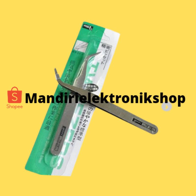 Pinset bengkok Gooi TS 15 pinset bengkok stainless