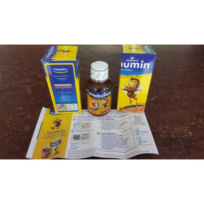 

madu anak vitabumin ekstrak albumin ikan gabus Asli / Original BO