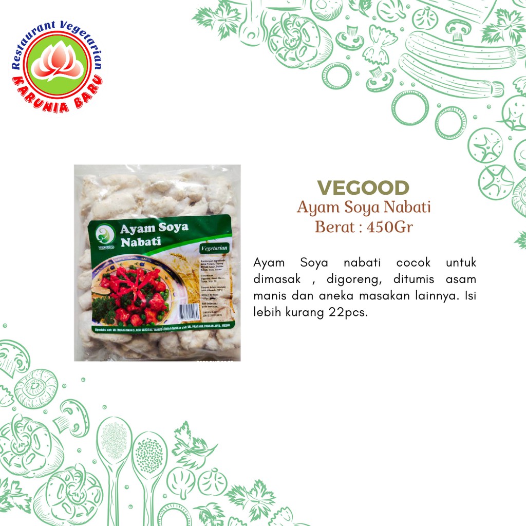 

Vegood Ayam Soya Nabati 450 gr