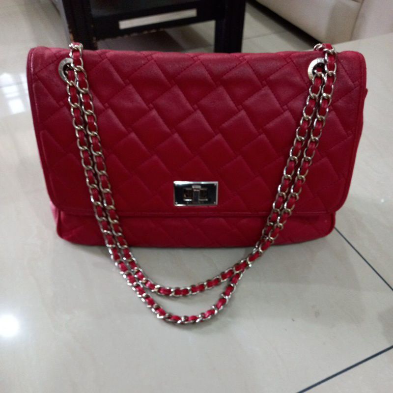 tas  sisley rantai merah bigsize