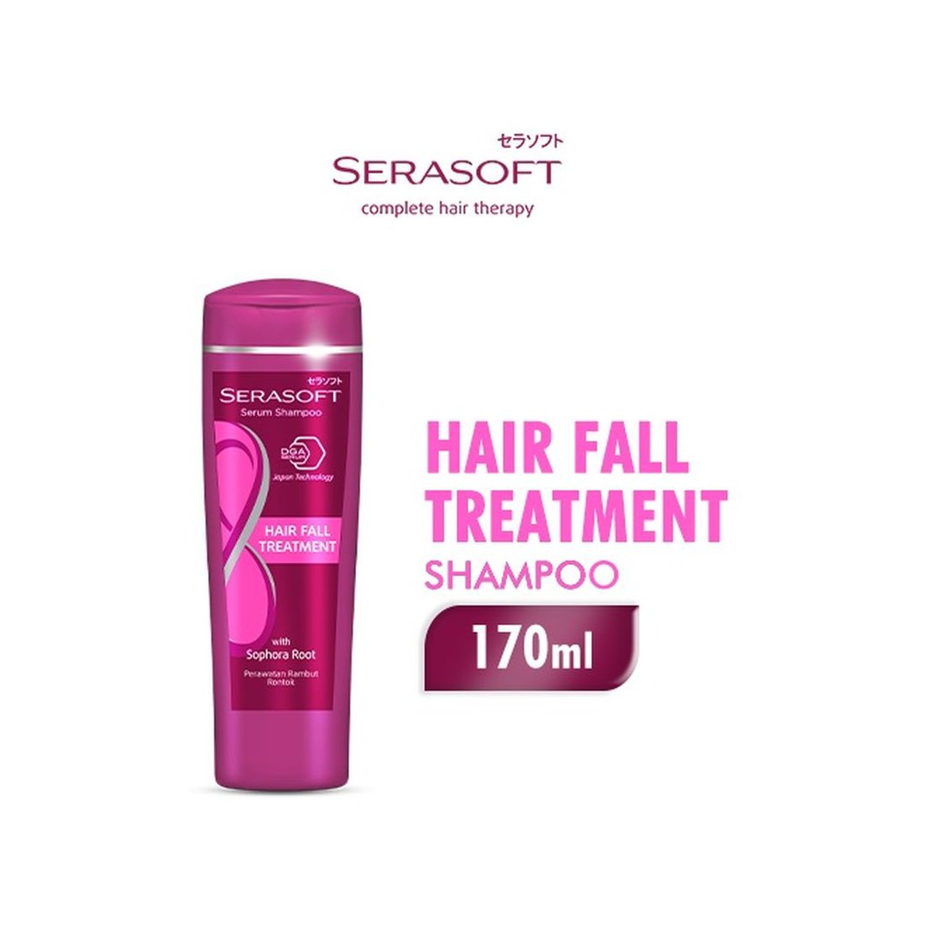 SERASOFT SERUM SHAMPOO HAIR FALL &amp; DANDRUFF TREATMENT 170ML