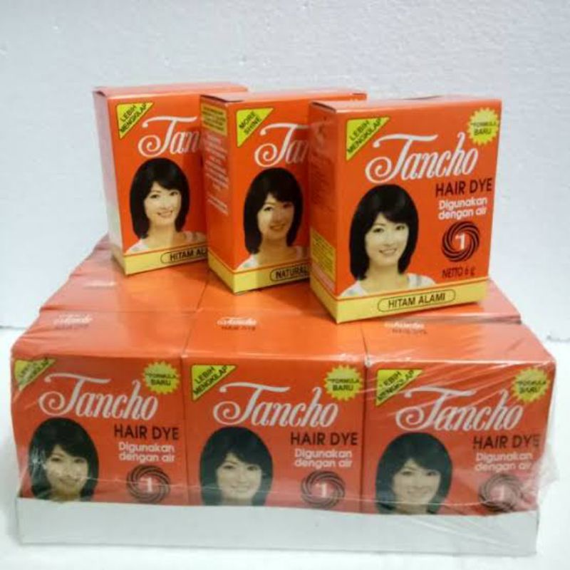 ORIGINAL TANCO SEMIR RAMBUT/TANCO PEWARNA RAMBUT NATURAL BLACK 6 G / 6 GRAM