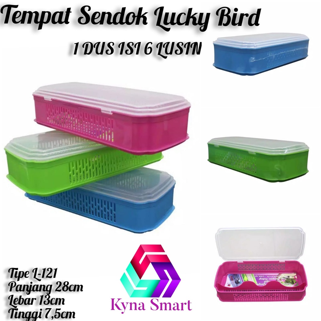 MS Lucky Bird Tempat Sendok Garpu / Cuttery Holder 28 cm (L-121)