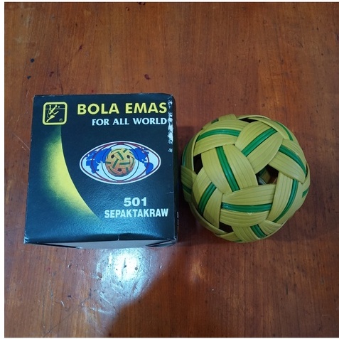 BOLA TAKRAW PLASTIK BOLA EMAS