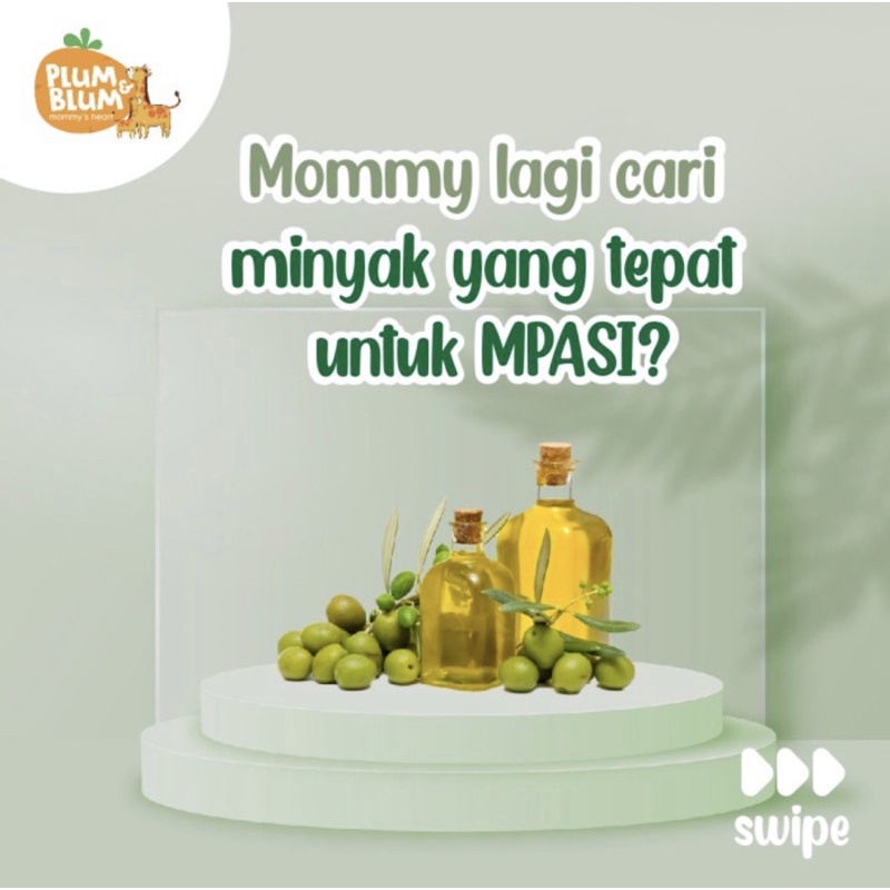 Plum &amp; Blum MPASI Coconut Cooking Oil | PlumandBlum Minyak Kelapa MPASI Bayi