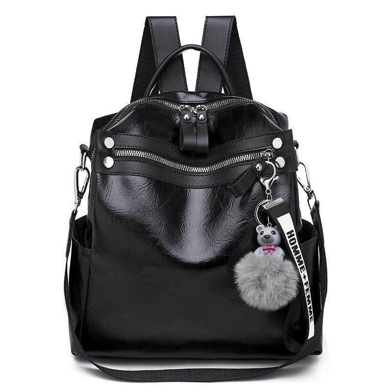 COD√ Multifungsi Selempang Tas Ransel Wanita  Backpack Punggung IMPORT FASHION CANTIK sling bag 6991