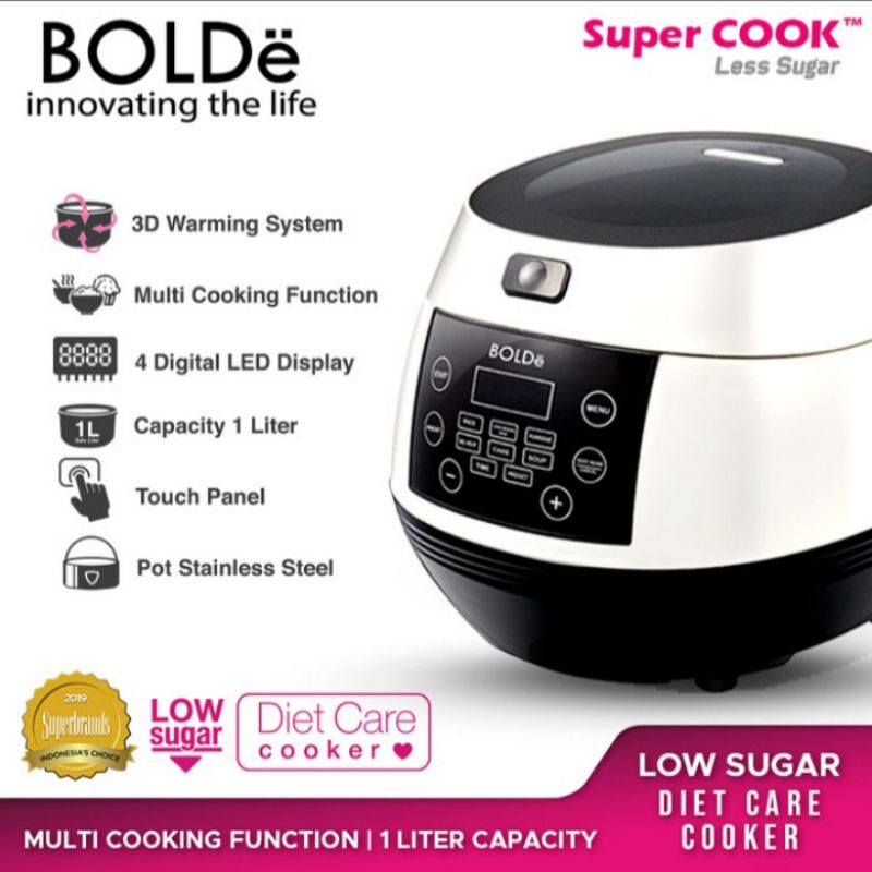 BOLDe Super Cook Less Sugar