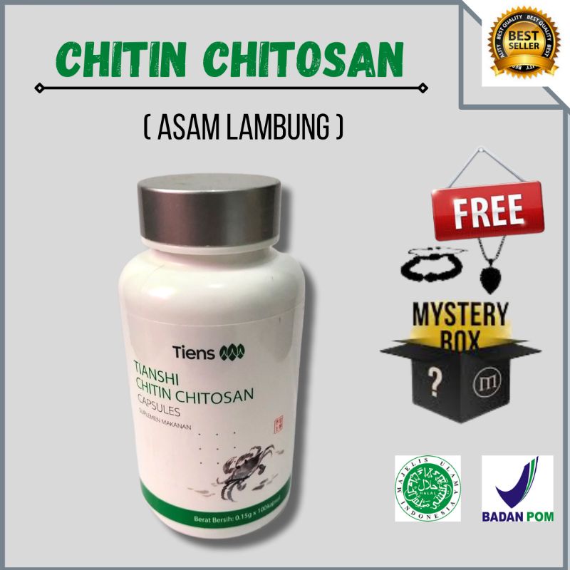 [KIRIMHARIINI] Asam lambung (Tiens) CHITIN CHITOSAN terjamin AMPUH