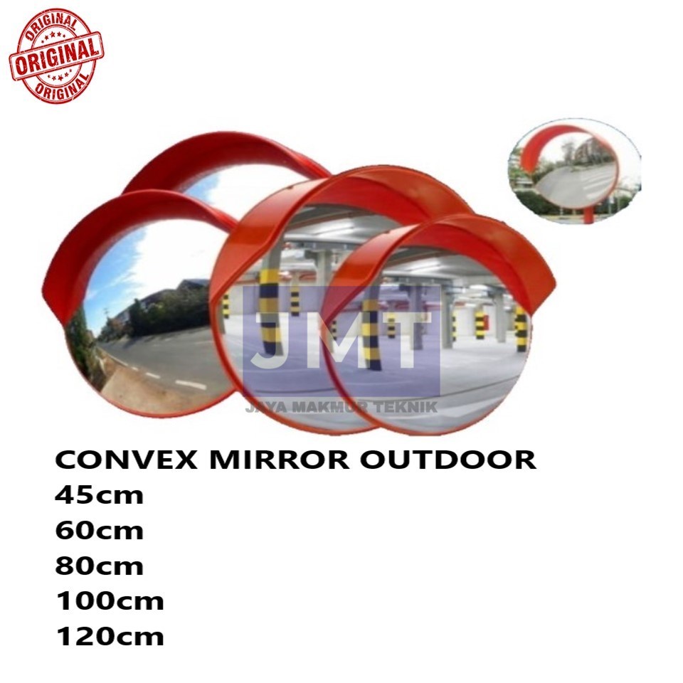 Convex Mirror Kaca Cermin Cembung Outdoor Indoor 120cm Jalan Tikungan