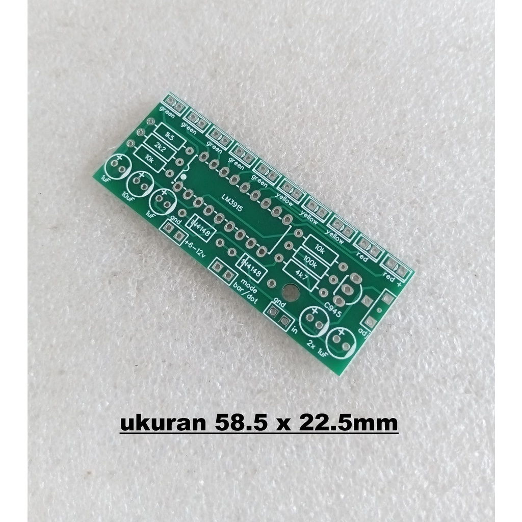 PCB Mono LM3915 VU Meter 10 Led