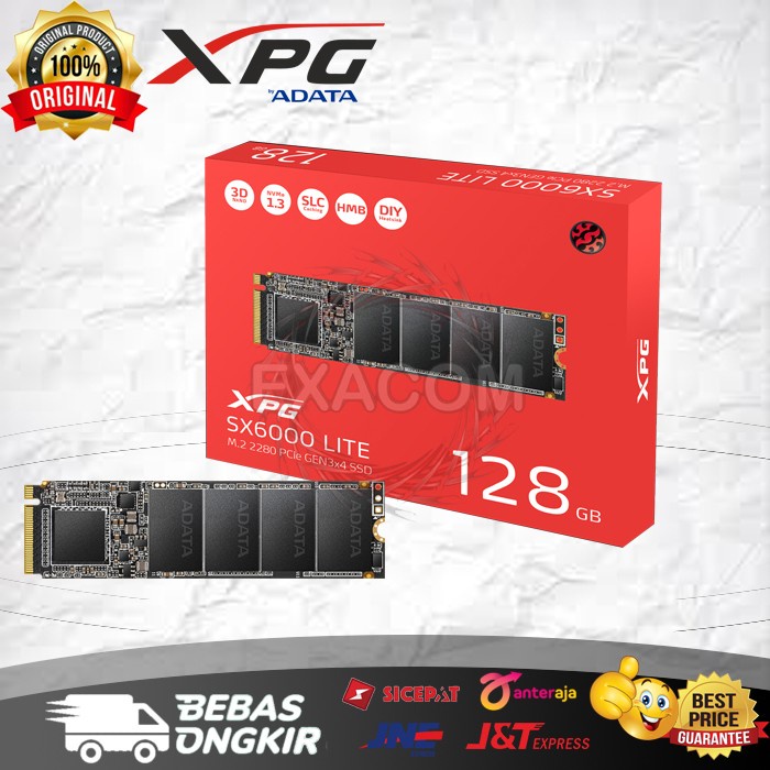 SSD Adata XPG SX6000 Lite 128GB NVME - SSD NVME 128GB