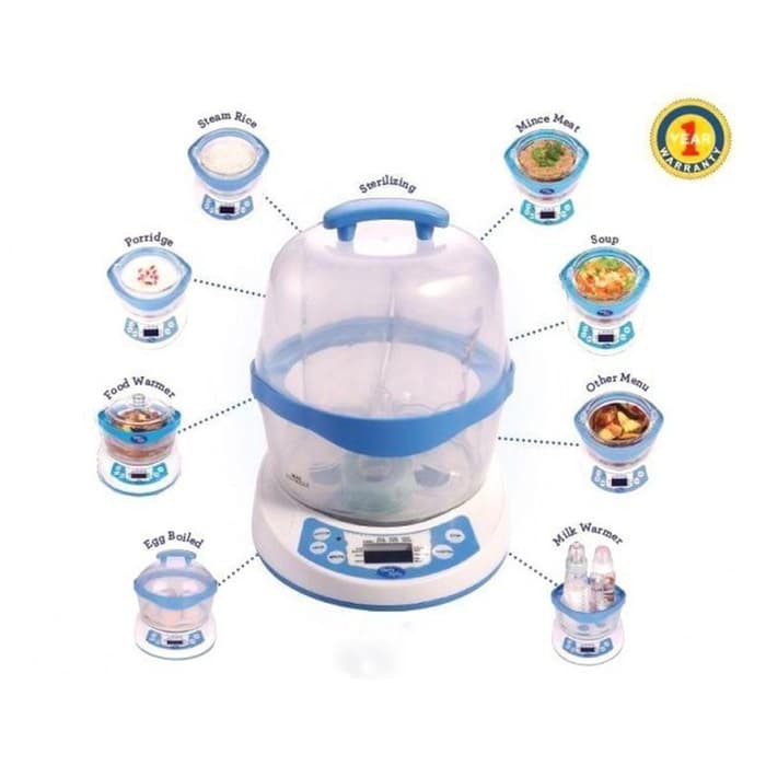Baby Safe 10 In 1 Multifunction Steamer Peralatan Masak Balita