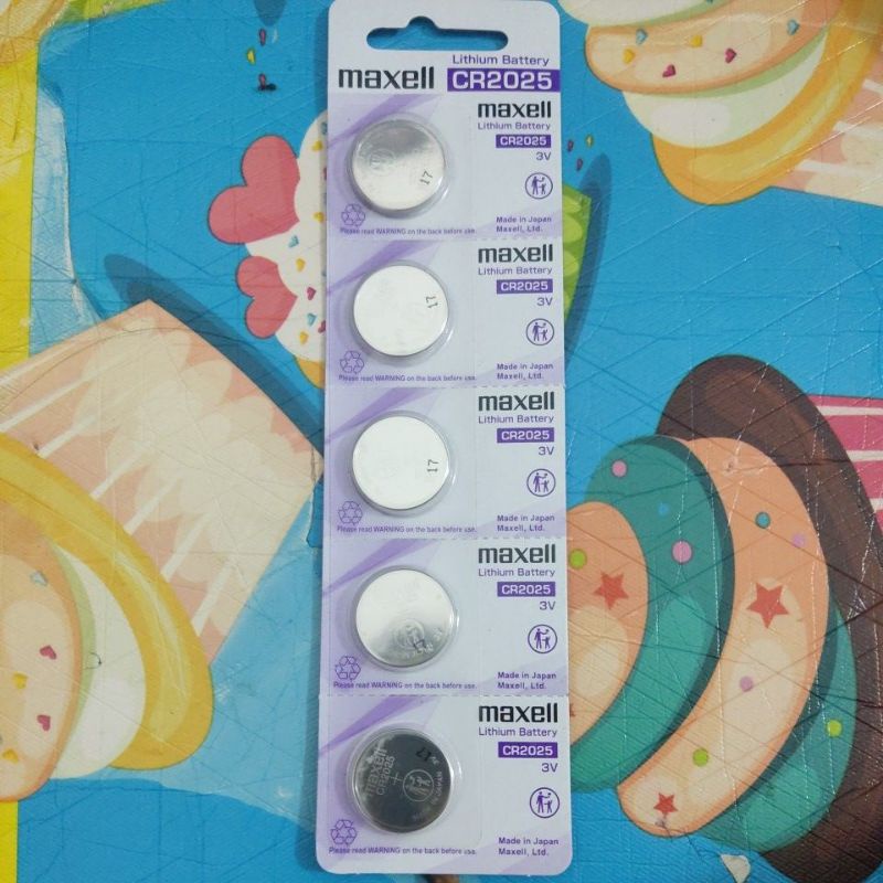 baterai kancing maxell CR2025 original maxell 100%