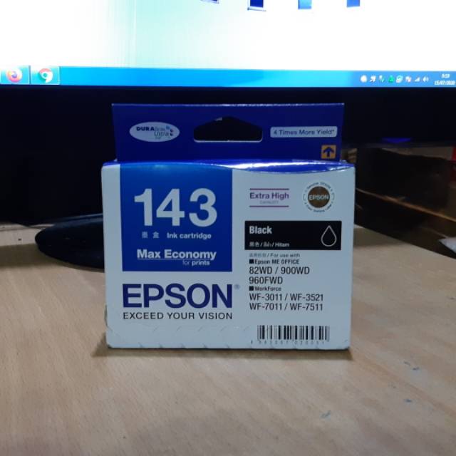 

TINTA EPSON 143 BLACK ORIGINAL