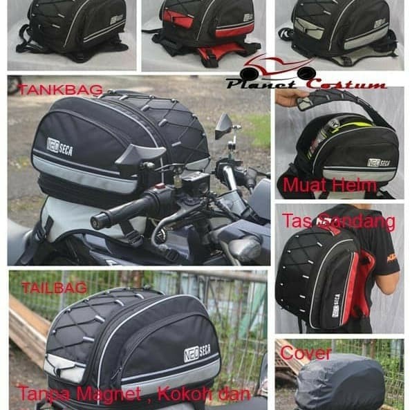 Tas Motor Matic Sport Sport Touring Trail Motocross Tailbag Seatbag