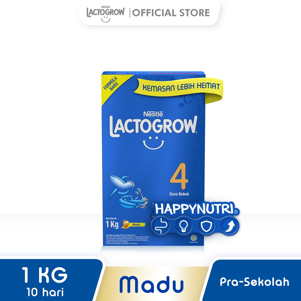 Susu Lactogrow 4 Rasa Madu (1 kg)