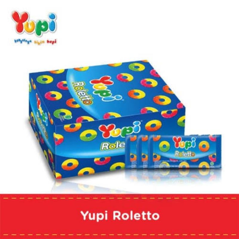 

Yupi Rolleto Jely Gummy 24pcs