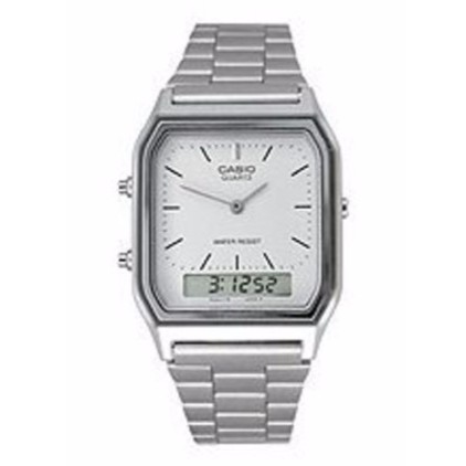 AQ-230A-7D Jam Tangan Analog Digital Unisex Casio Asli Original