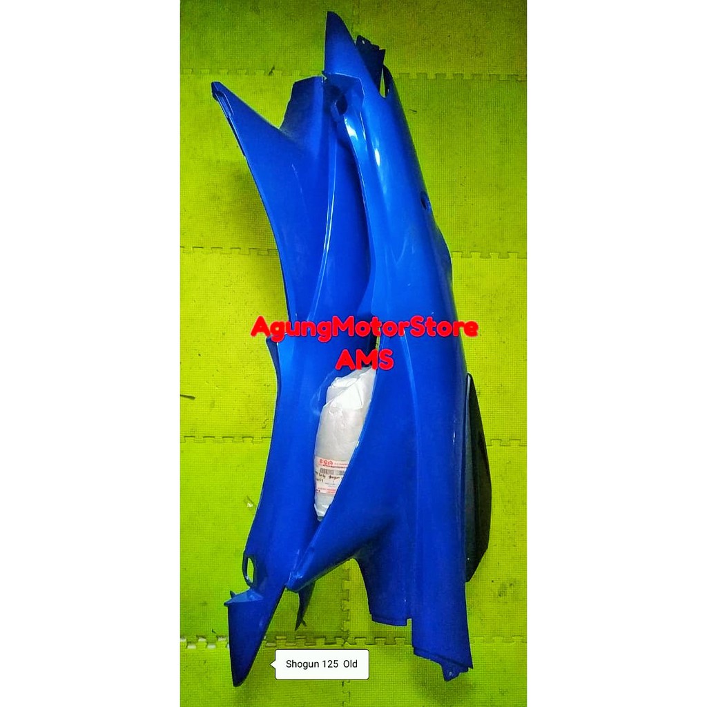 COVER BODY SAMPING SUZUKI SHOGUN 125 OLD ORIGINAL SGP WARNA BIRU