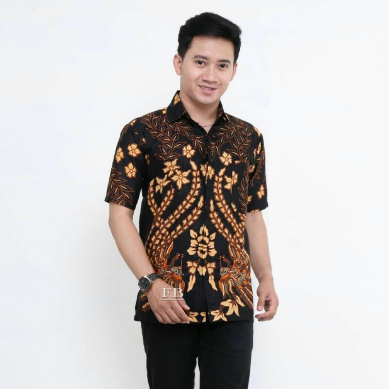 baju pria/kemeja batik lengan pendek