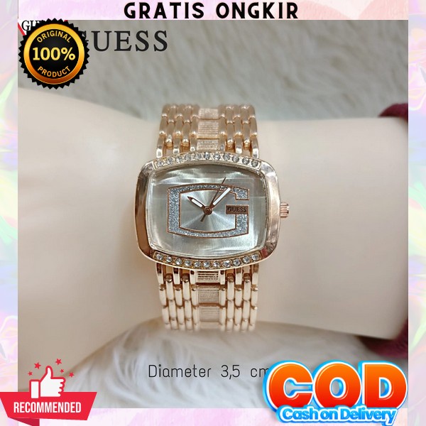 Jam Tangan Wanita Murah Elegan Mewah Kecil Water Resistant Arloji Wanita Rantai Jam Cewek Anti Air J