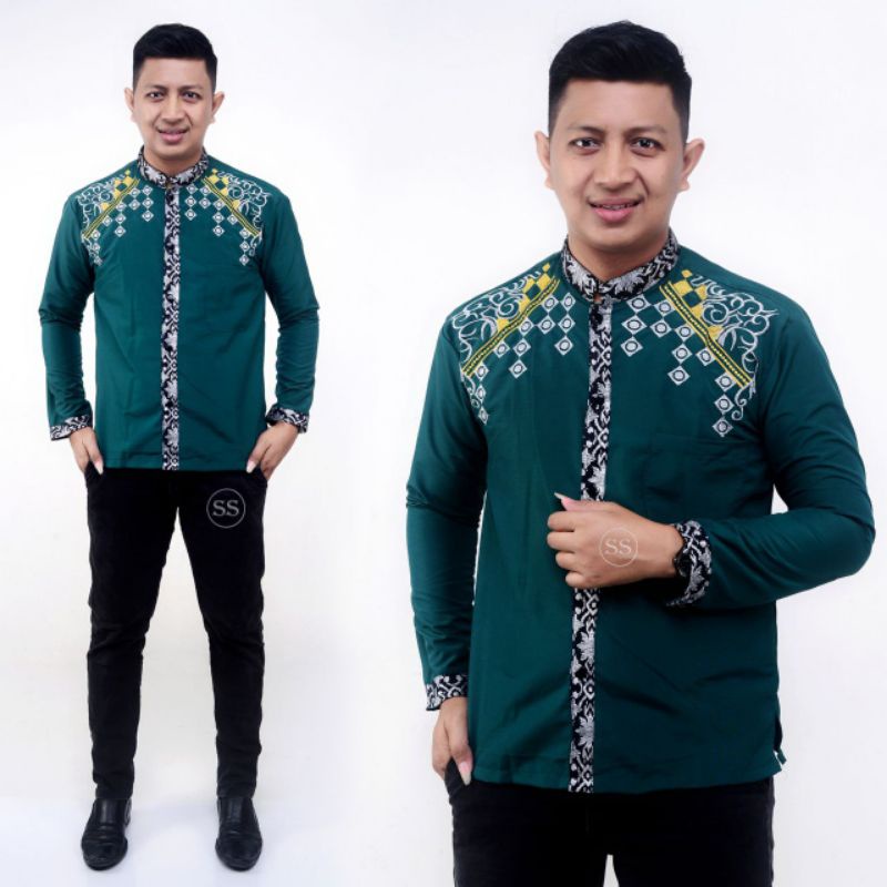 (Bisa bayar di tempat ) kemeja lengan panjang motif catur dewasa