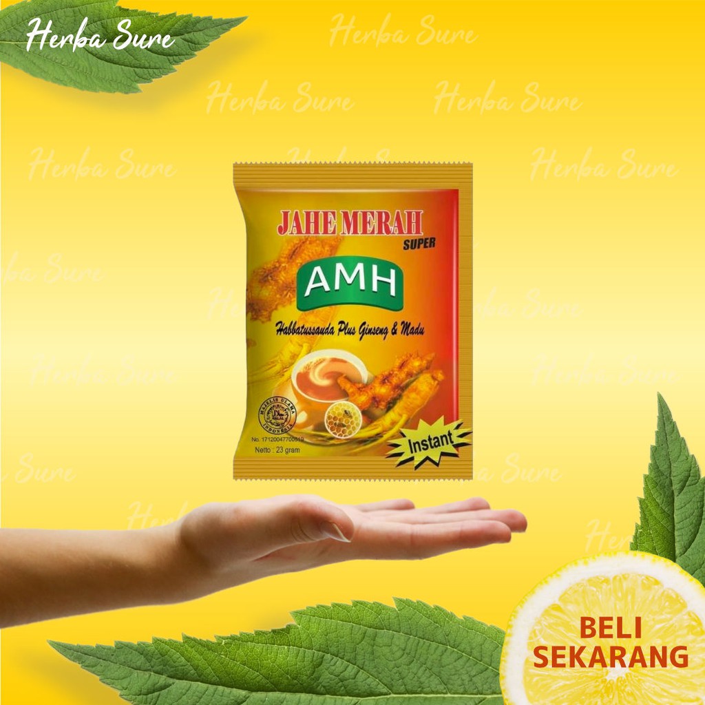 

Jahe Merah Super Amanah AMH 20 gr 1 Bungkus Bubuk Murni Instan Instant TERBAIK di Shopee