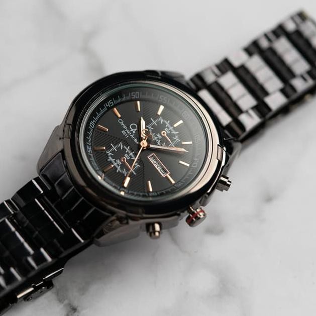 

N*E*W!!>>-634 Christyan Arden DAYDATE MONOCHROME CA8611 GHTH - Rose Gold Marker