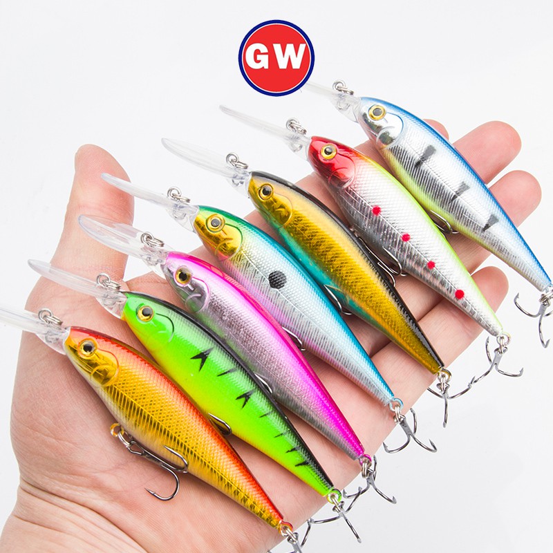 Umpan Mancing Umpan Mancing 1PCS 11cm/9.5g Umpan Ikan relix nusantara Clouser Minnow Kail Pancing Sinking Minnow Umpan Pancing Plastic Bait Alat Pancing Murah Alat Pancing Umpan Pancing Buatan