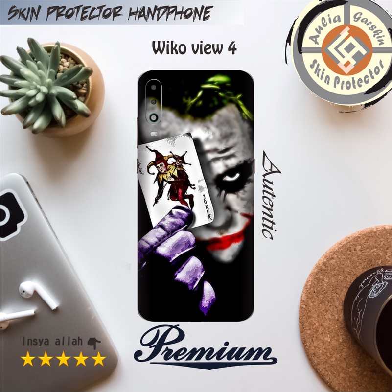 Garskin Hp Wiko View 4 motif jokr- Free custom motif