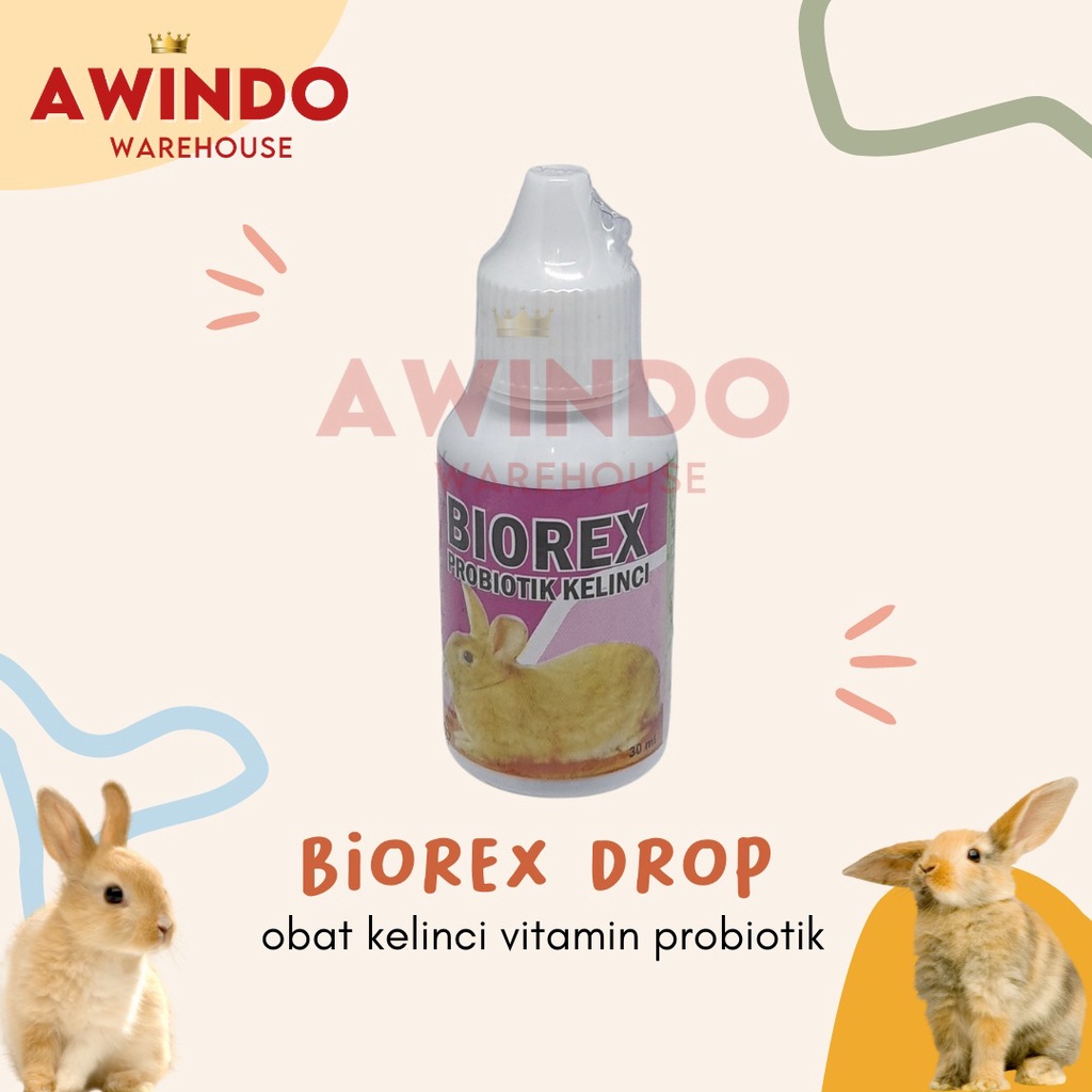 BIOREX - Obat Priobiotik Kelinci Pertumbuhan Nafsu Makan BIO REX 30ml