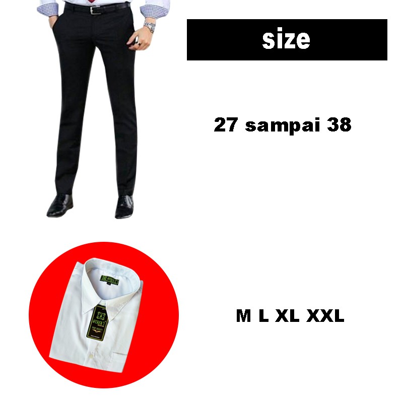 celana kerja pria slimfit celana kantor celana bahan