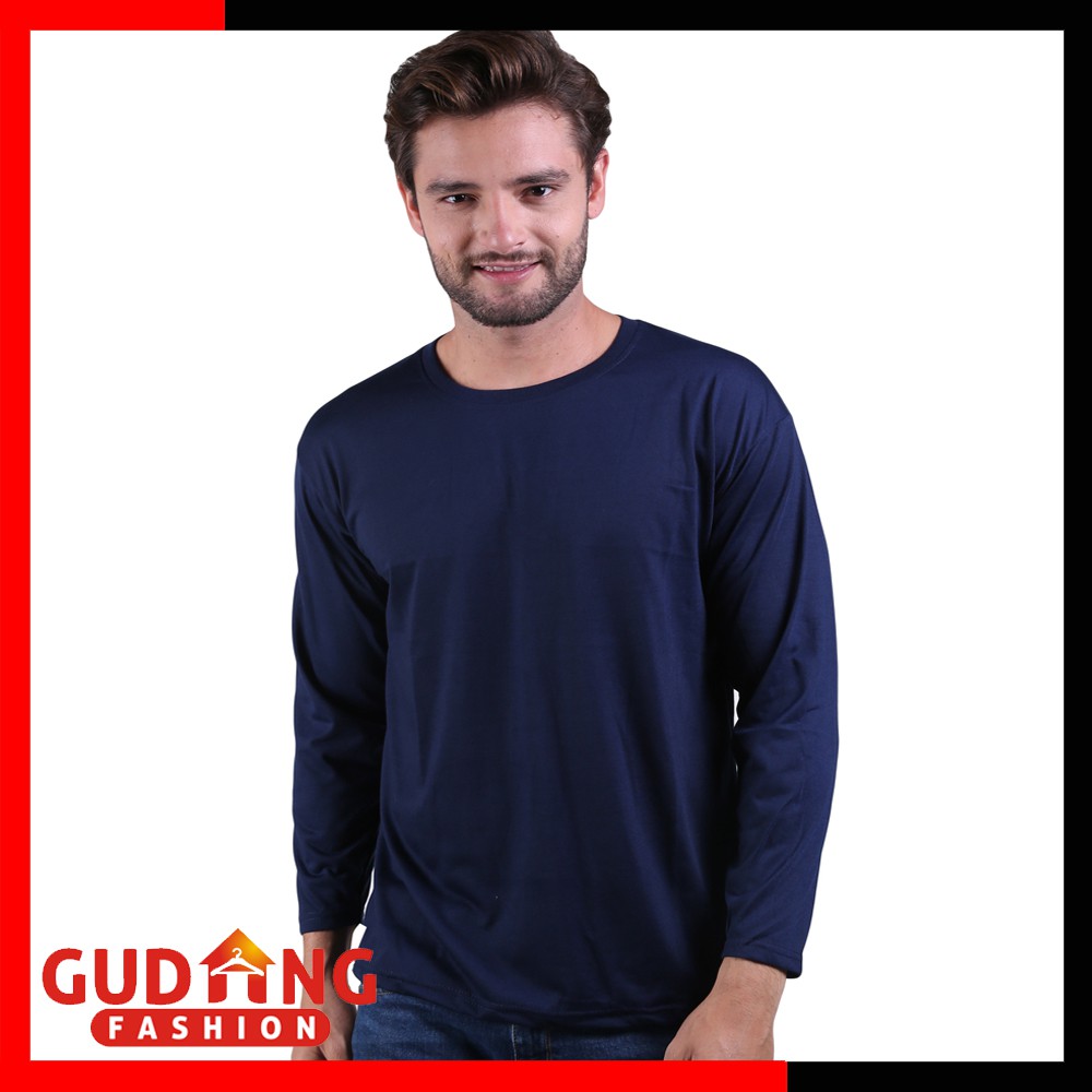 Kaos Polos Panjang Pria Kasual Smart - PLS (COMB)