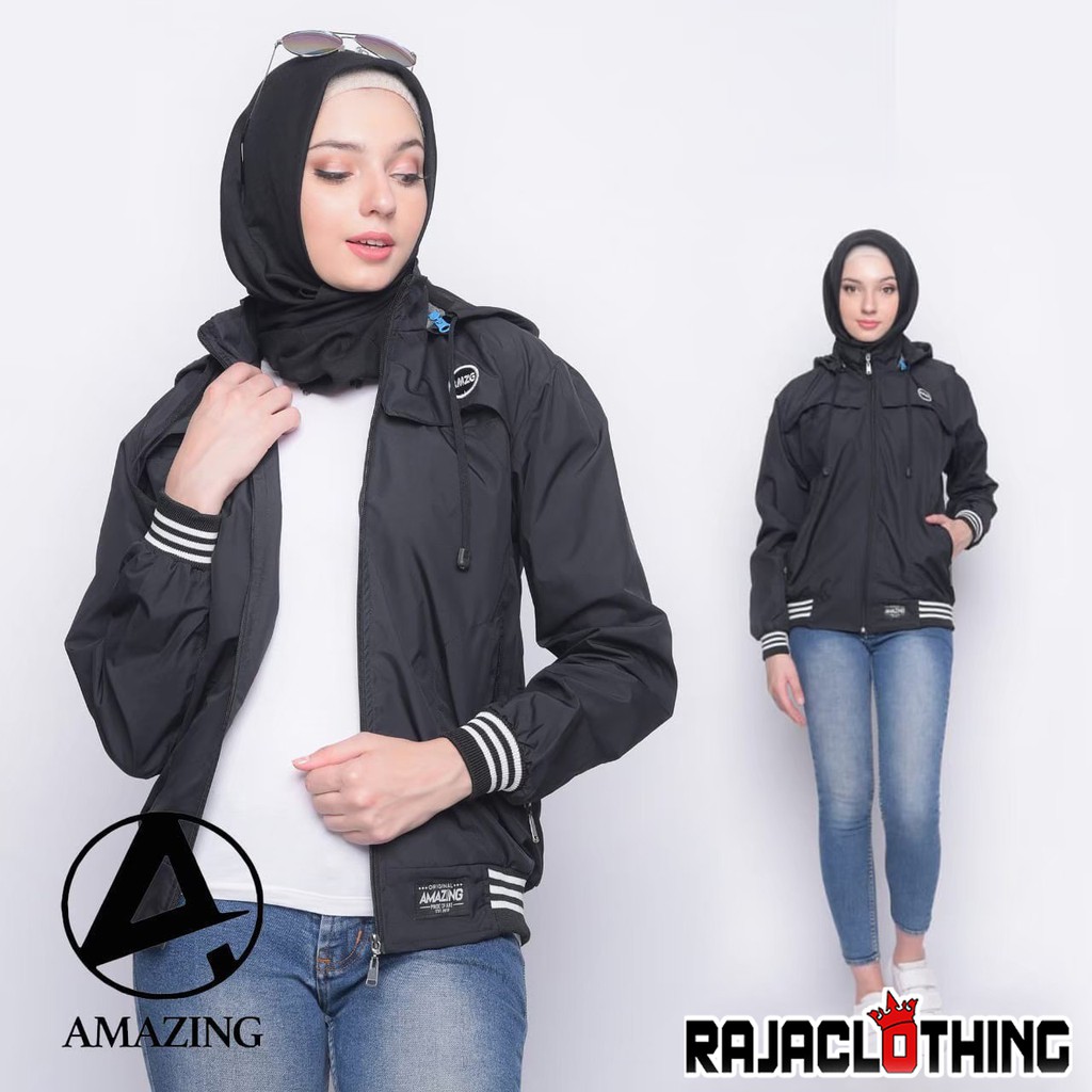 RCL - JAKET SWEATER HODIE SALUR AMAZING WANITA - JAKET HODIE CEWEK M.L.XL